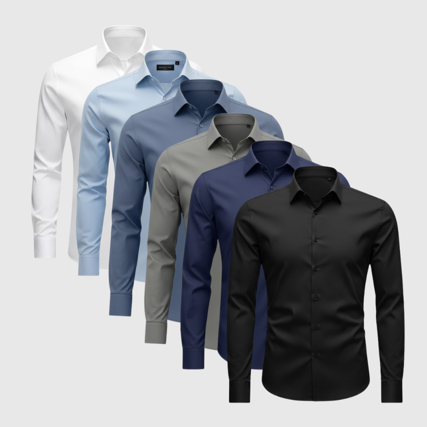 The Reinvented Comfort Dress Shirt (6‑Pack)