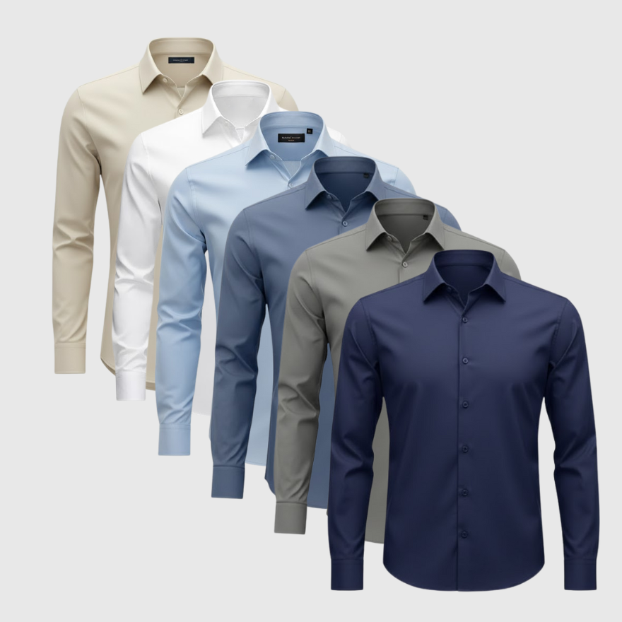 The Reinvented Comfort Dress Shirt (6‑Pack)